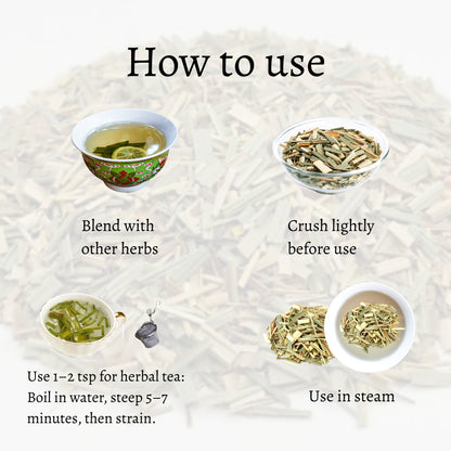 Lemongrass Loose Leaves (Cymbopogon citratus)