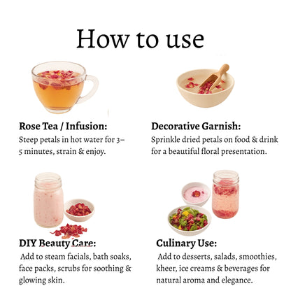 Dried Rose Petals