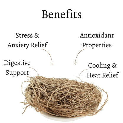 Dried Vetiver Root (Whole)