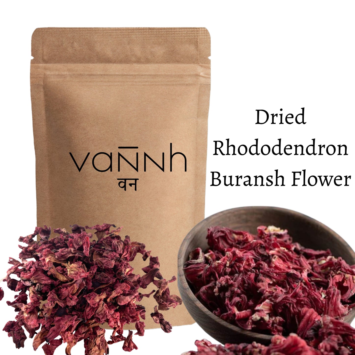 Dried Rhododendron Buransh Flower