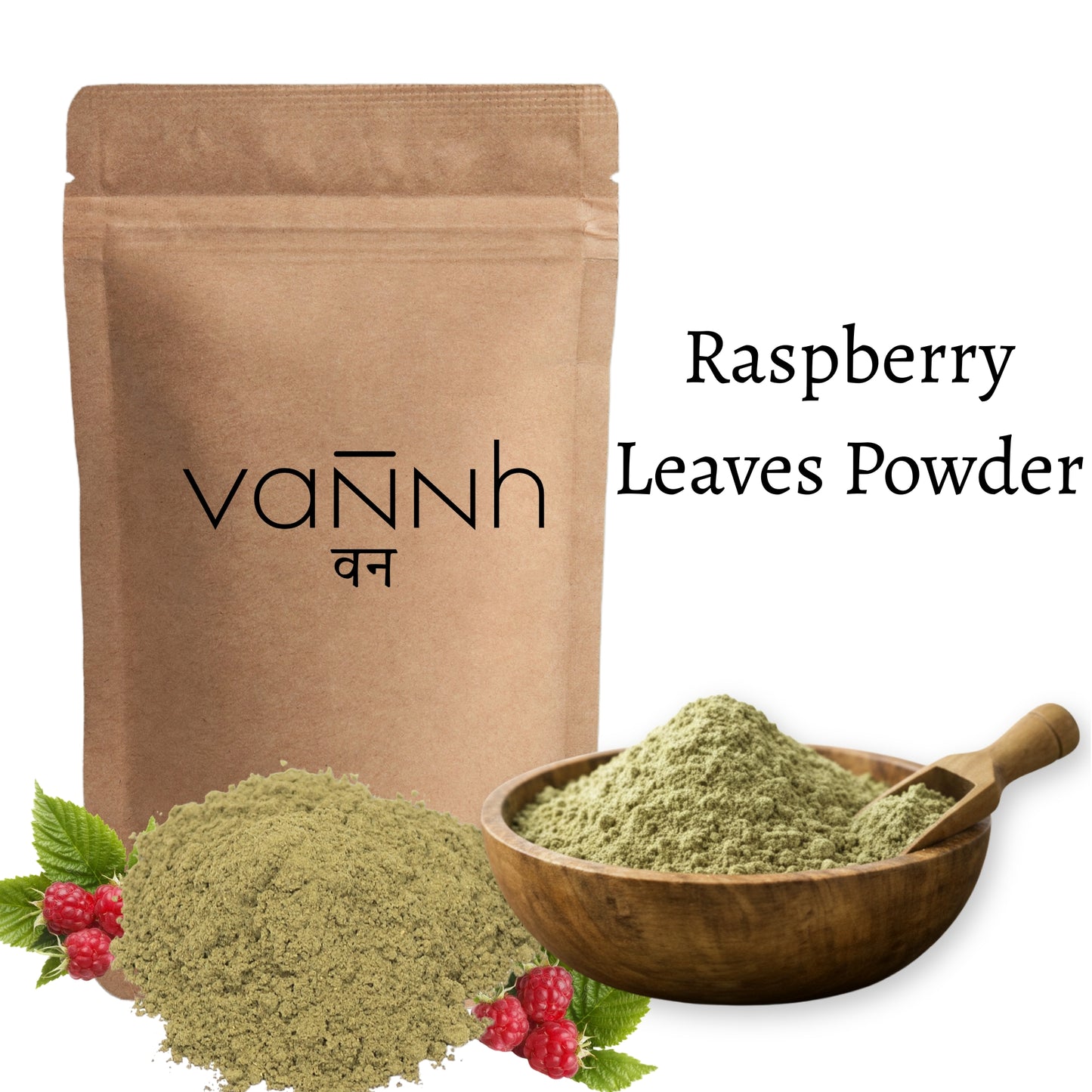 Raspberry Leaves Powder | 100% Pure, No Additives, No Preservatives