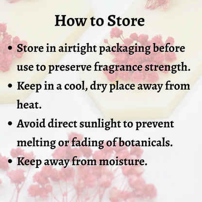 Red Baby Breath Wax Sachet