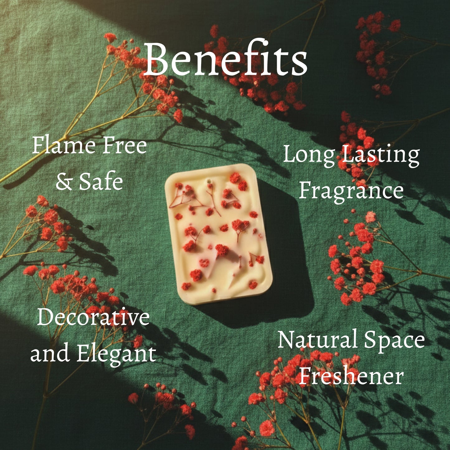 Red Baby Breath Wax Sachet