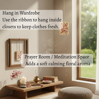 Red Baby Breath Wax Sachet