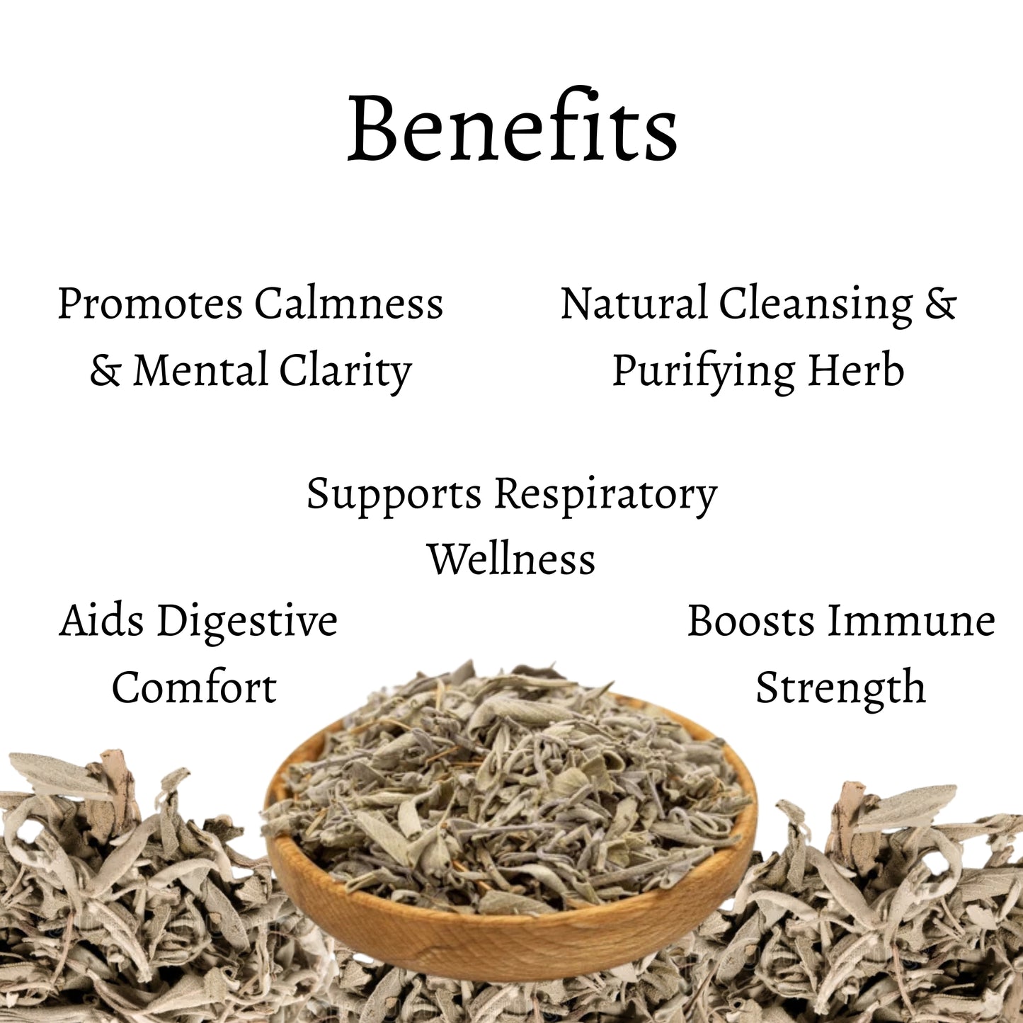 Dried Sage Himalayan Leaves (Salvia officinalis)