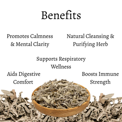 Dried Sage Himalayan Leaves (Salvia officinalis)