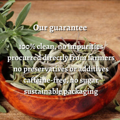 Dried Sage Himalayan Leaves (Salvia officinalis)