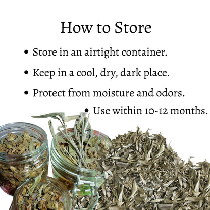 Sage California Loose Leaves (Salvia apiana)