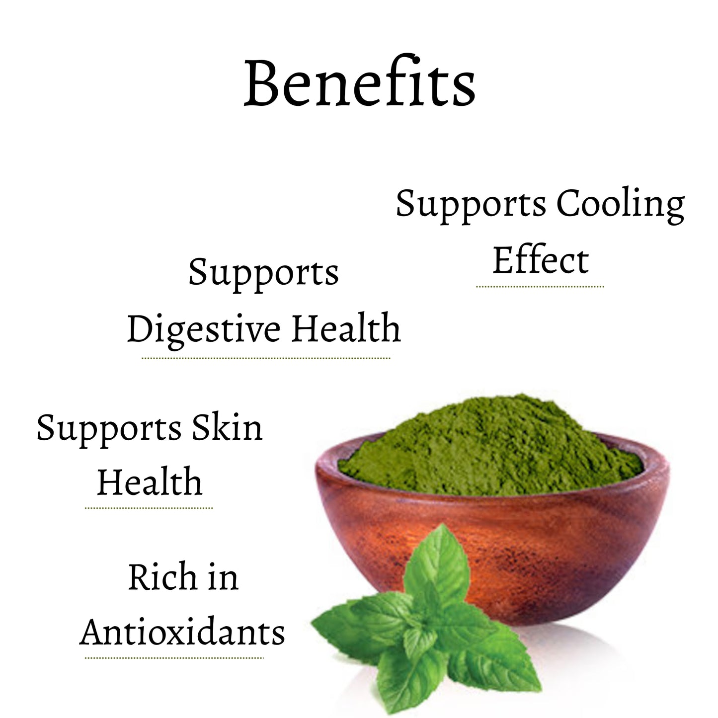 Spearmint Powder | 100% Pure, No Preservatives, No Additives