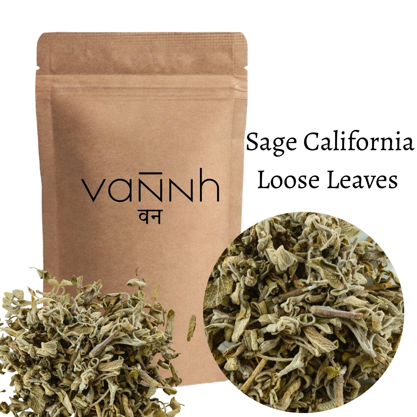 Sage California Loose Leaves (salvia apiana)