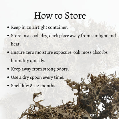 Oak Moss Loose Leaves (Evernia prunastri)