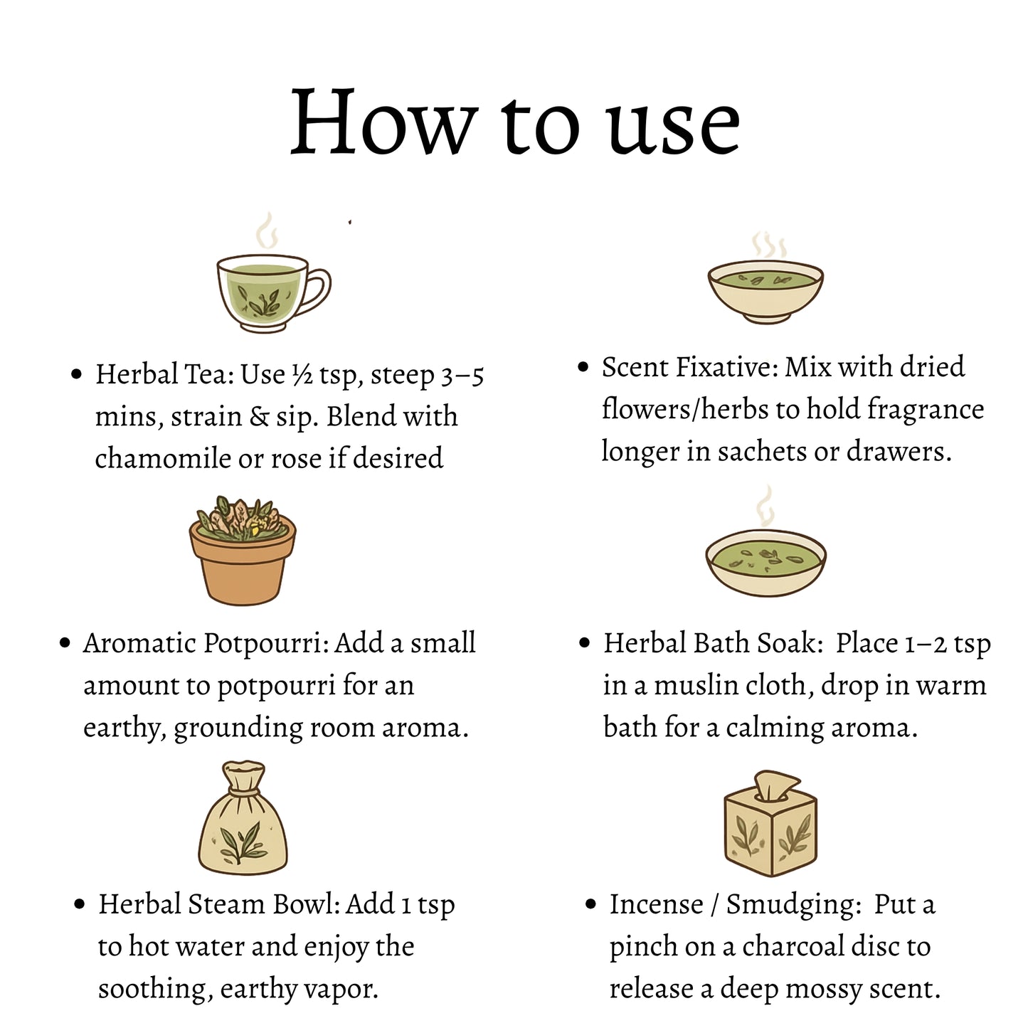 Oak Moss Loose Leaves (Evernia prunastri)