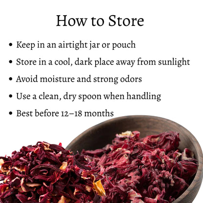 Dried Hibiscus Flower (Sabdariffa Roselle)