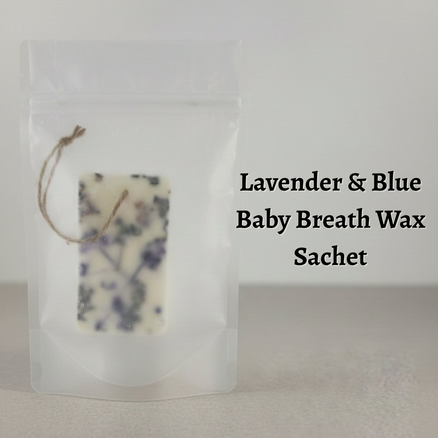 Lavender & Blue Baby Breath Wax Sachet