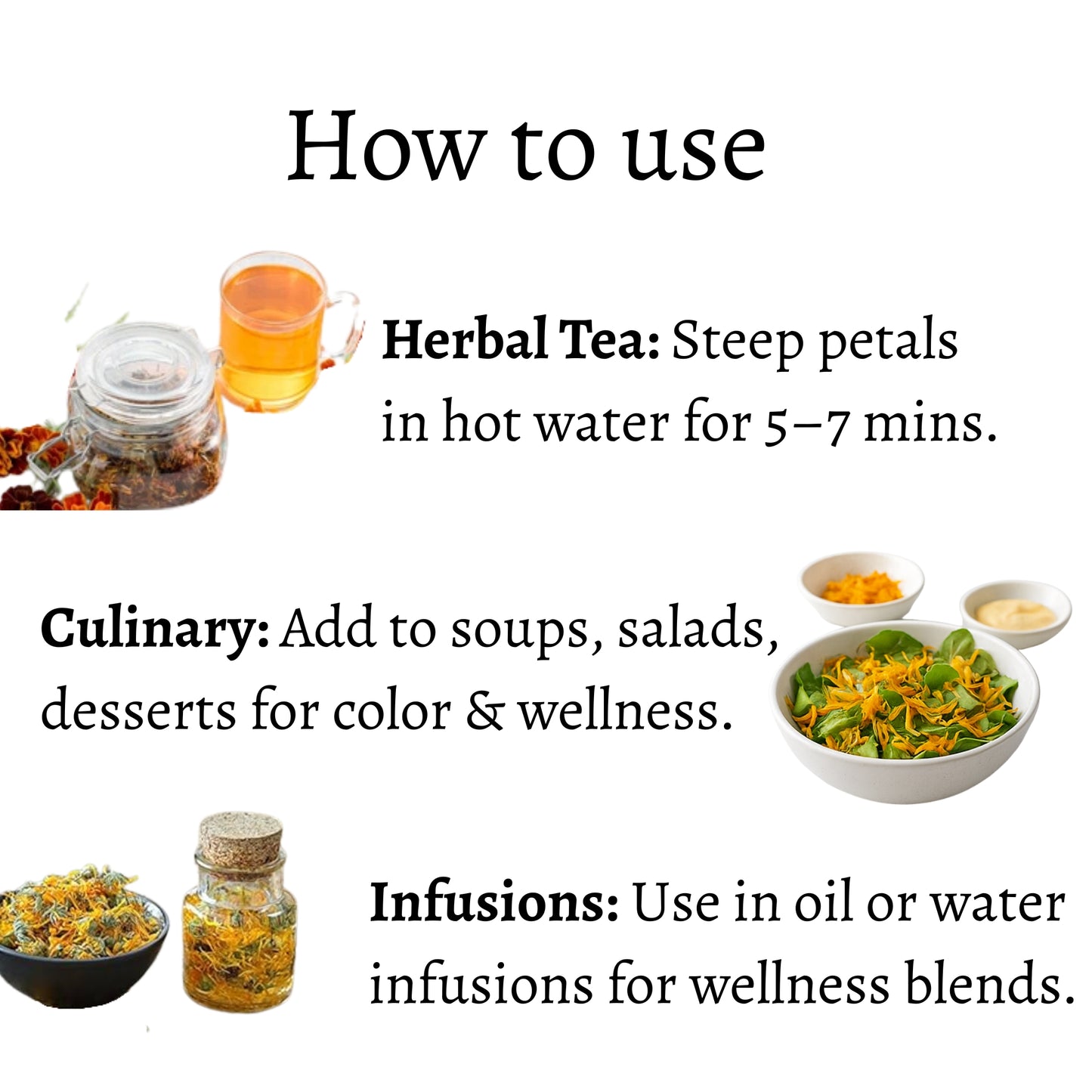 Dried Marigold Flower