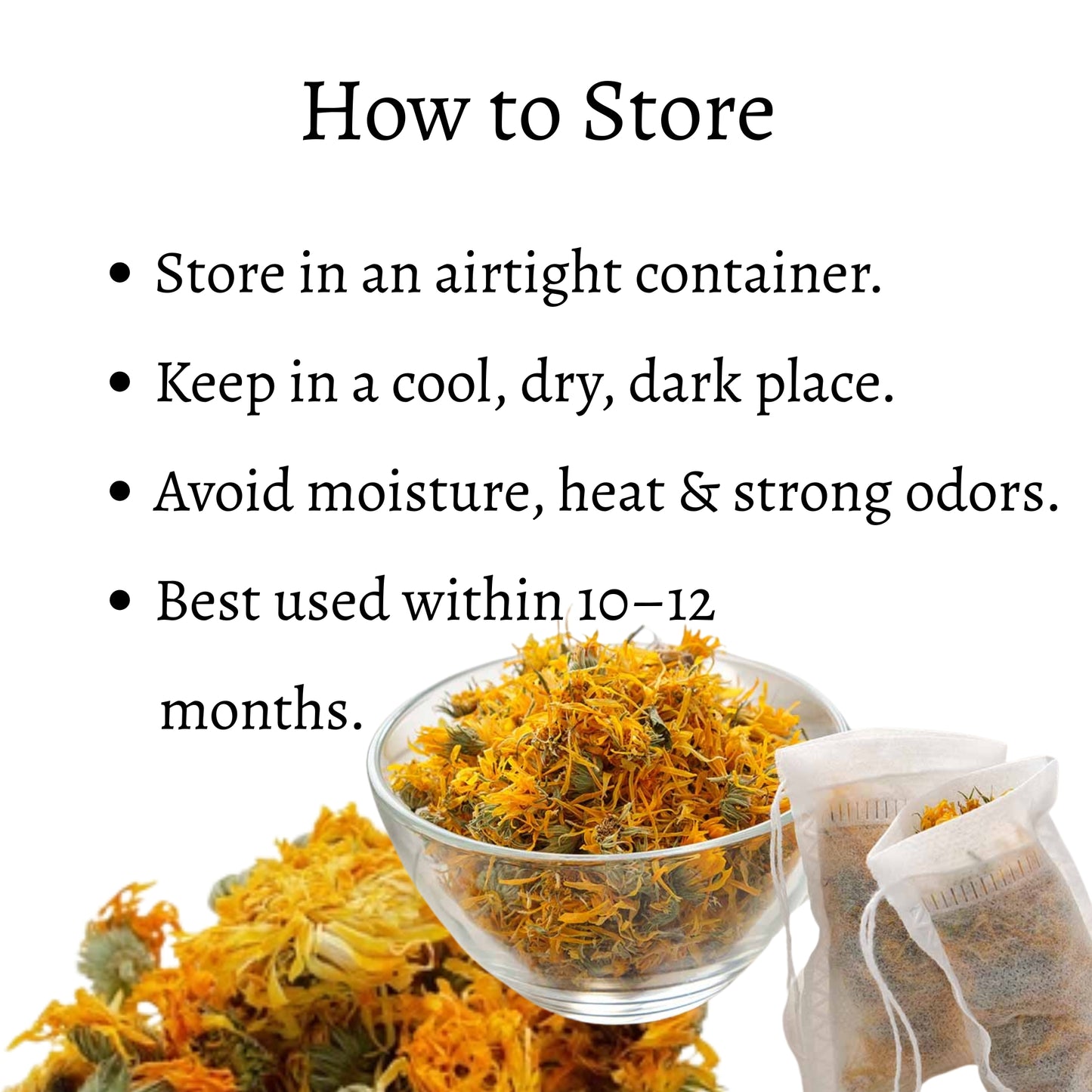 Dried Marigold Flower